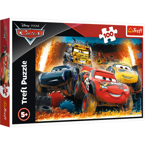 Puzzle Trefl 100el Auta: Wyścig